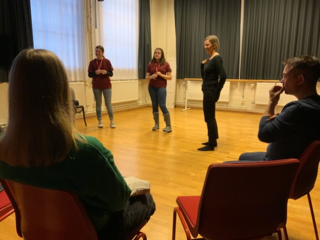 "Using Drama" workshop with Anneli Einarsson
